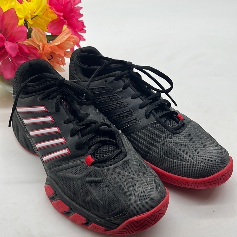 K-Swiss Big shot Light 3 Black Red Sneaker Sz 8.5. SNK1935